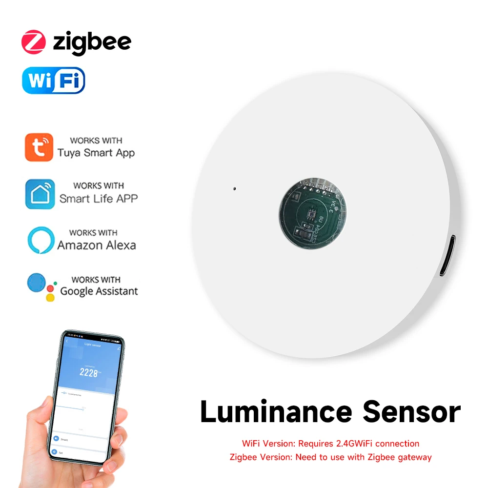 Tuya WiFi/ZigBee Lichtsensor L - Home Automation Technology recensie en prijs