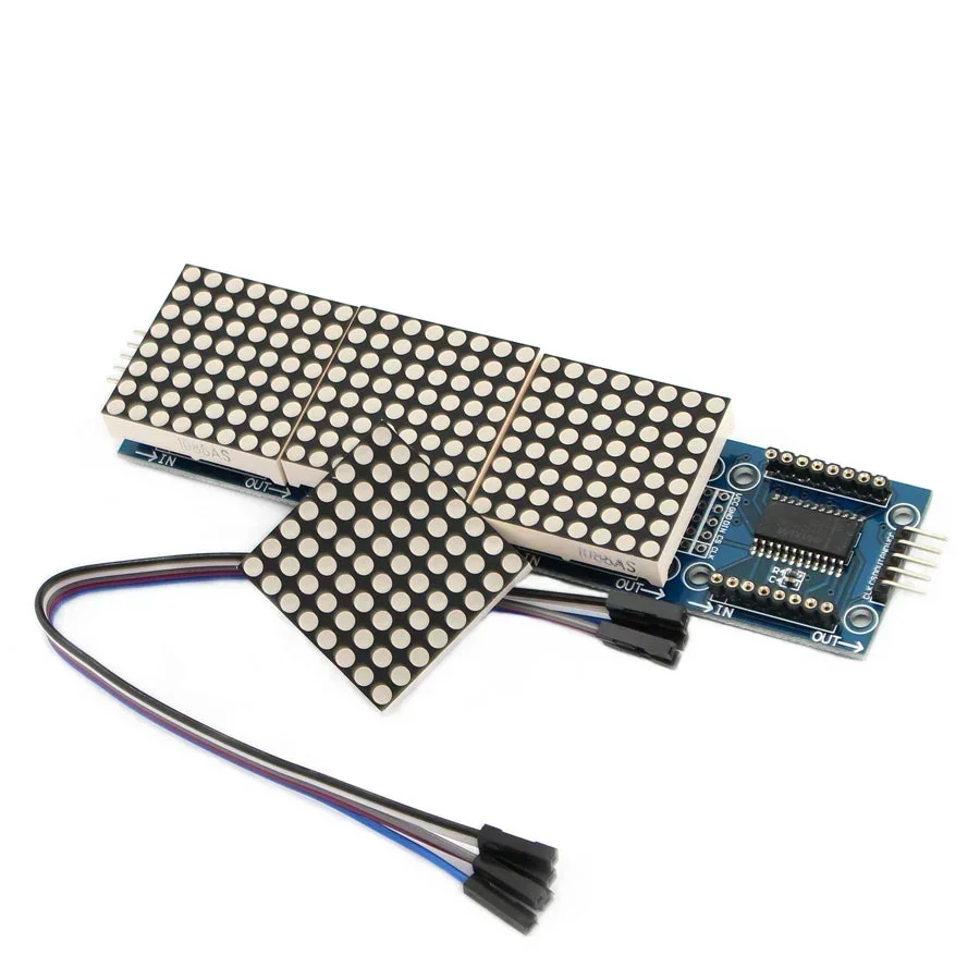 MAX7219 Dot Matrix Module 4-in - Rgb Led Matrix 8X8 recensie en prijs