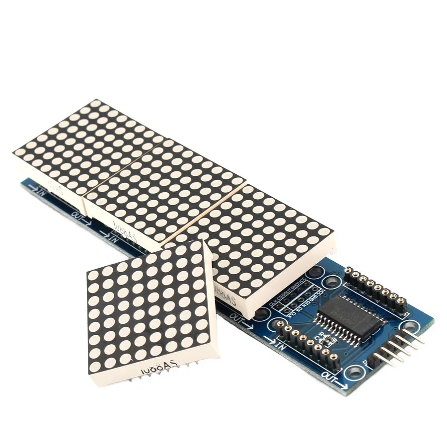 MAX7219 Dot Matrix Module 4-in - Rgb Led Matrix 8X8 recensie en prijs